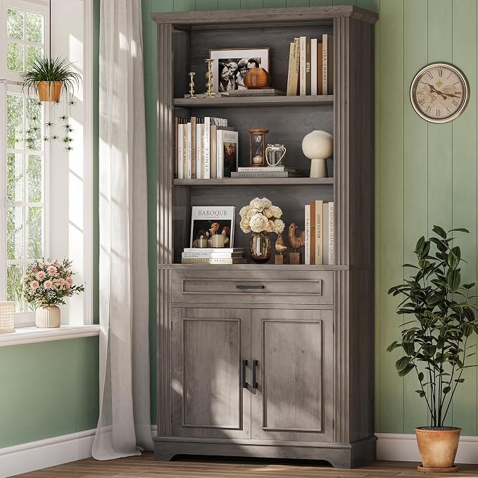 SEDETA Farmhouse Bookshelves and Bookcases by SEDETA