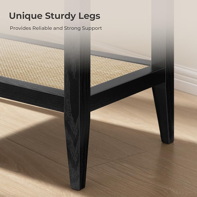 SICOTAS Rattan Nightstands Set of 2 - Image 7