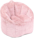 Big Joe Milano Bean Bag Chair for Kids, Ultra-Soft Mauve Plushie Polyester Blend by BigJoe