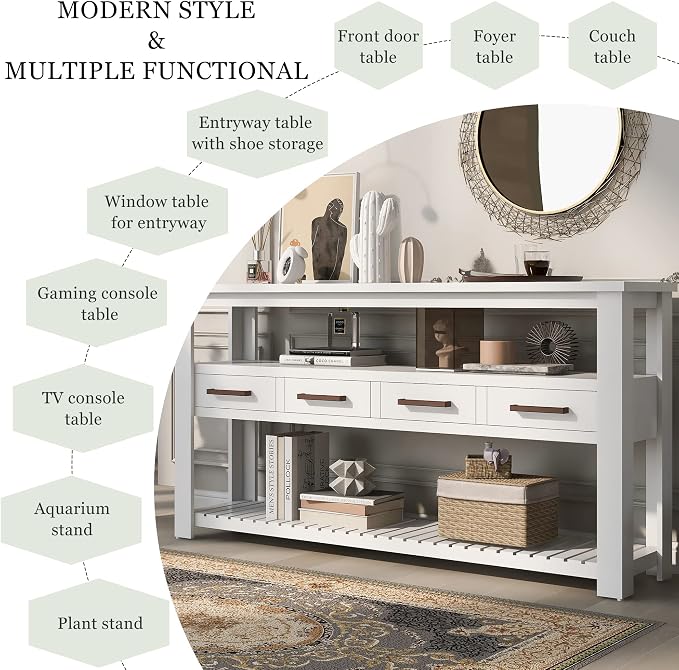 LKTART Console Table for Entryway - Image 9