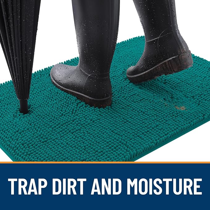 OLANLY Dog Door Mat for Muddy Paws 36x24, Absorbs Moisture and Dirt, Absorbent - Image 2