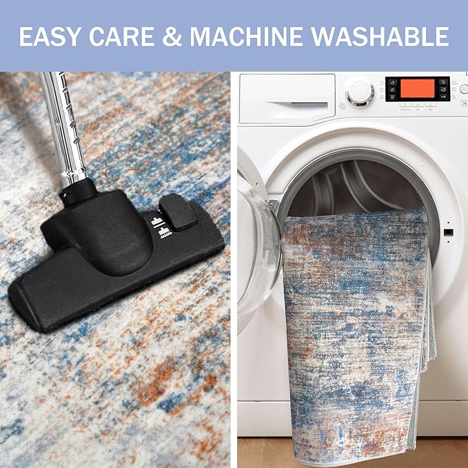 IOHOUZE Abstract Area Rugs 8x10 Ft Washable Large Rugs - Image 3