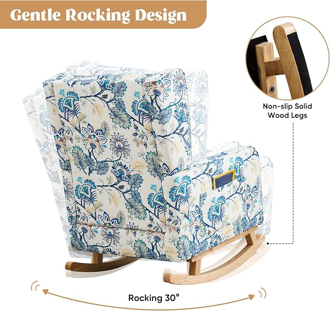HCHAIRH Nursery Rocking Chairs, Rocking Chair Nursery - Image 8