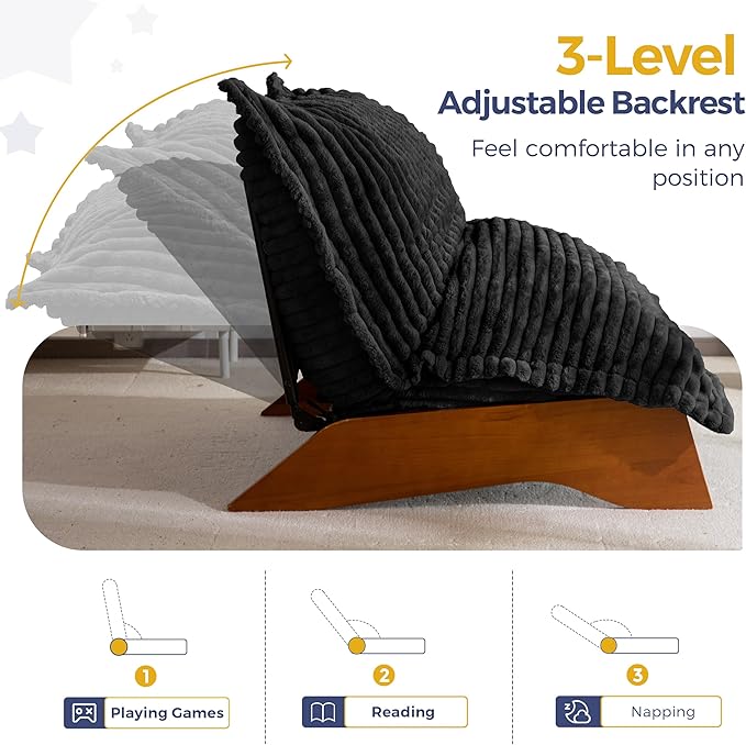 MAXYOYO Adjustable Living Room Chair, 3-Position Bean Bag Chair - Image 3