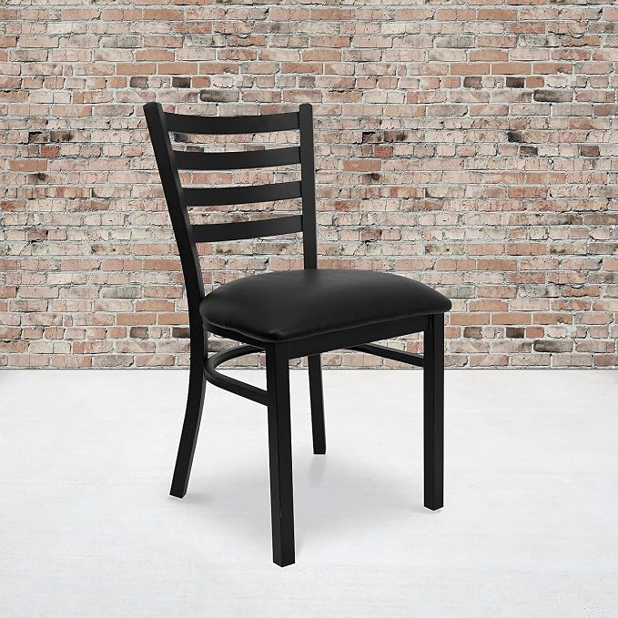 Flash Furniture Hercules Series Commercial Ladder Back Restaurant Chairs - Image 2