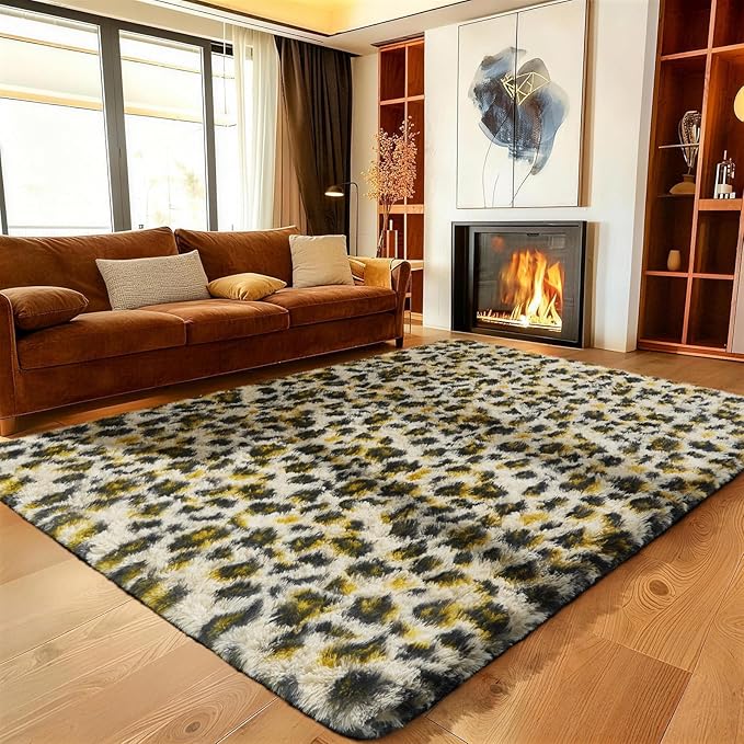 Ophanie 6x9 Leopard Rugs for Living Room Bedroom, Large Cheetah Print Rug - Image 5