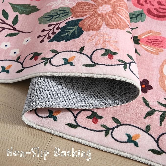 Rugcomf Runner Rug for Hallways Kitchen Rug Non Slip 2'x 6' Washable Rugs - Image 3