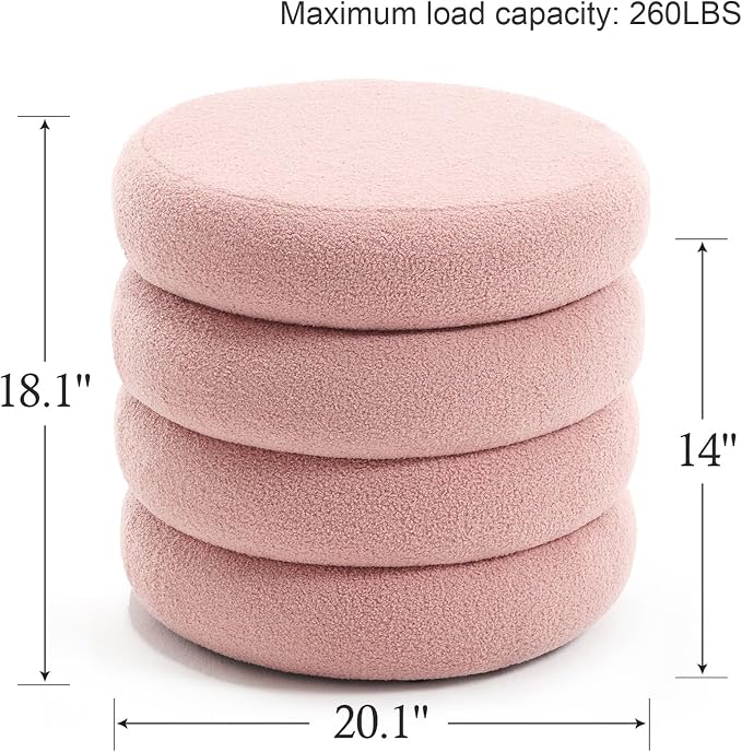 Flouki Round Ottoman, Ottomans - Image 3