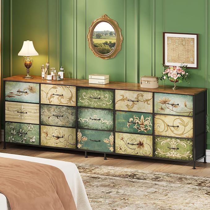 Tohomeor Dresser for Bedroom Chest of Drawers Fabric Dresser for Closet - Image 2