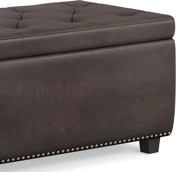 SIMPLIHOME Hamilton Storage Ottoman - Image 11