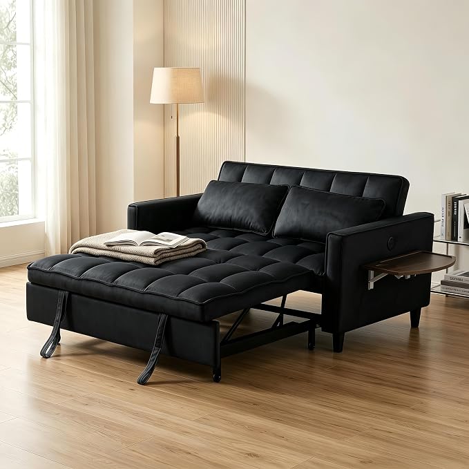 4 in 1 Convertible Sofa Bed, Pull Out Couch - Image 10