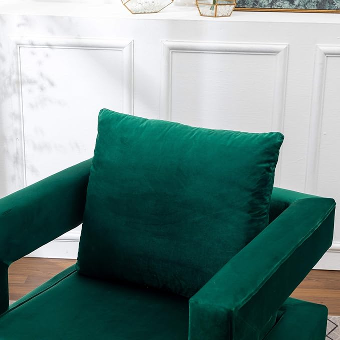 Roundhill Furniture Lenola Upholstered Accent Arm Chair - Image 12