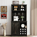 4ever2buy Farmhouse Coffee Bar Cabinet by 4ever2buy