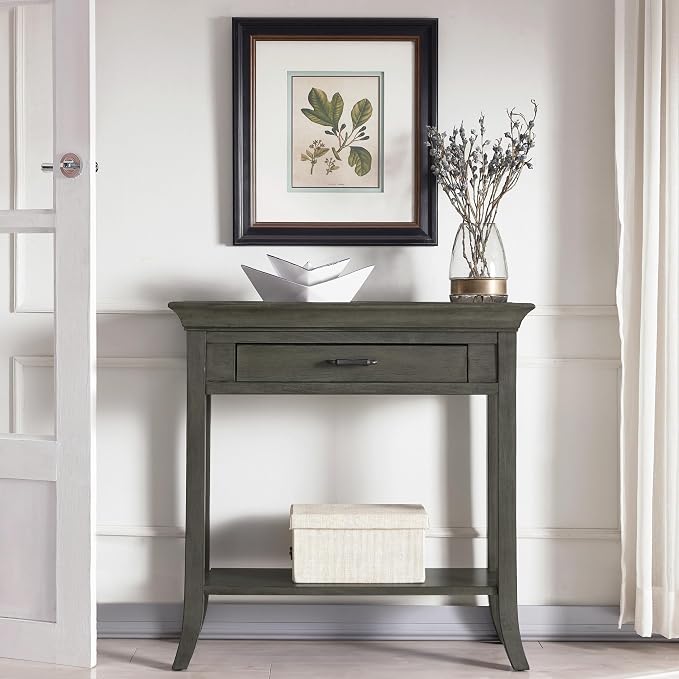 Topol Tray Edge Solid Wood Console Table - Image 9