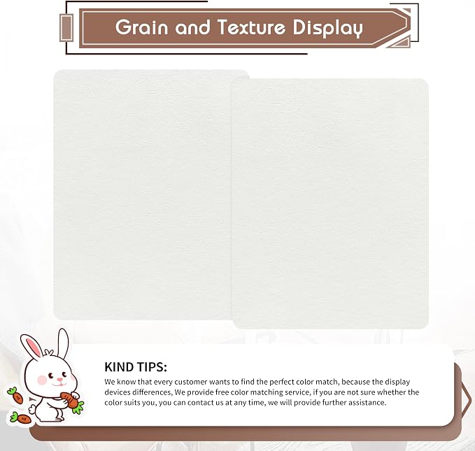 KING MOUNTAIN Leather Repair Patch, 2 Packs 9 x 11 Inches self Adhesive Leather - Image 2
