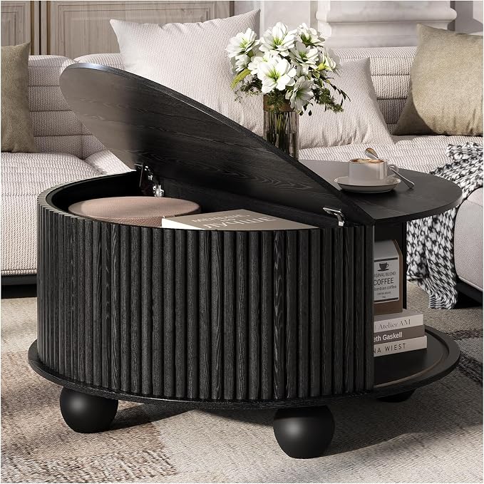 SULIVES Round Coffee Table by SULIVES