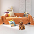 VClife Couch Cover Bohemian Orange Sofa Covers by VCLIFE