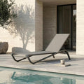 Adjustable Patio Chaise Lounge Chair, Outdoor Pool Lounger by PatioKingdom