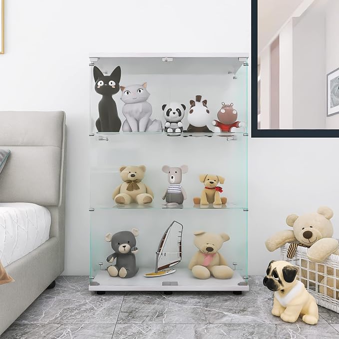LFT HUIMEI2Y Glass Display Cabinet 3-Shelf by LFTHUIMEI2Y