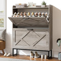 Nicetree Shoe Cabinet Storage for Entryway, Narrow Shoe Storage Cabinet by Nicetree