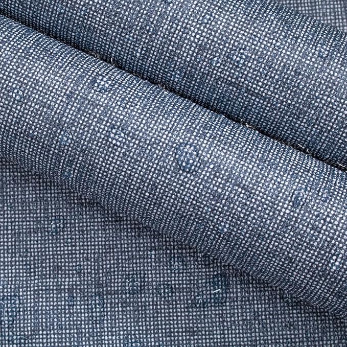 Grasscloth Peel and Stick Wallpaper Denim Blue Contact Paper 15.7inch x - Image 6