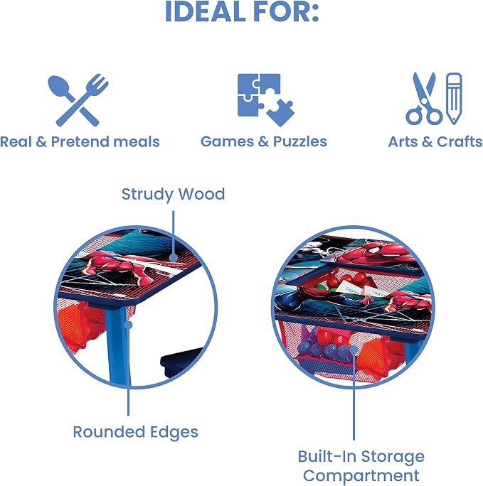 Delta Children Marvel Spider Man Kids Table Set - Image 4
