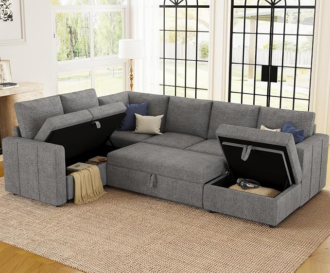 Belffin Modular Sectional Sleeper Sofa - Image 3