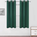 LEMOMO Dark Green Bedroom Blackout Curtains/38 x 63 Inch Long/Set of 2 Curtain by Lemomo