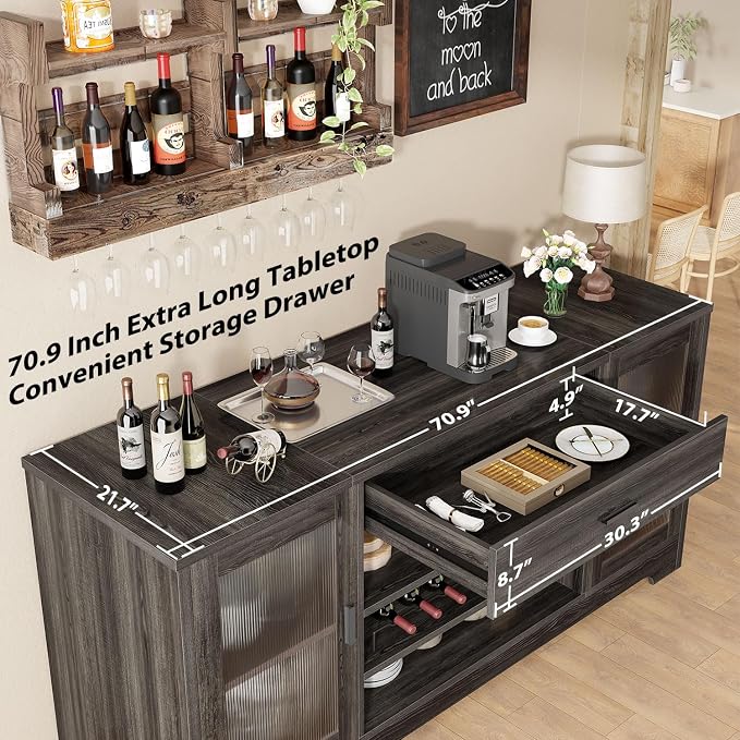 HSH Large Coffee Bar Cabinet - Image 5