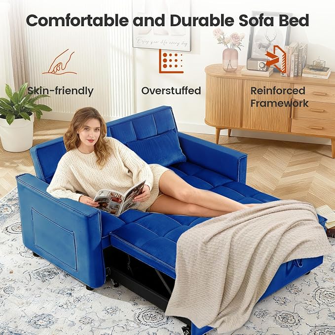 Convertible Sofa Bed, Pull Out Couch - Image 7