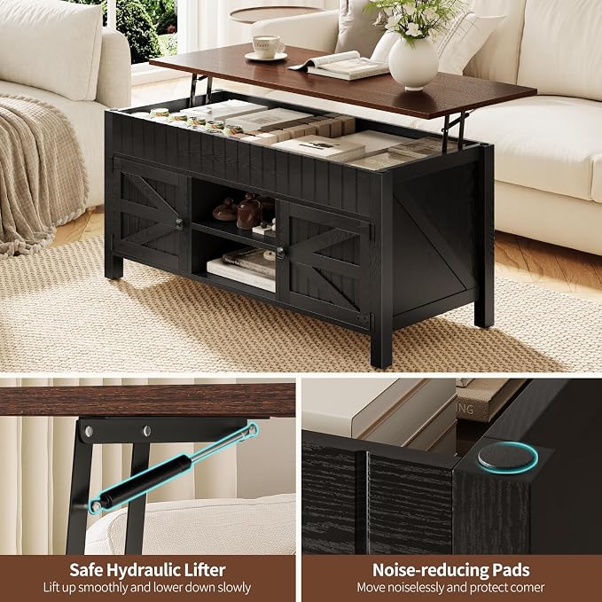 47.3" Lift Top Coffee Table - Image 4
