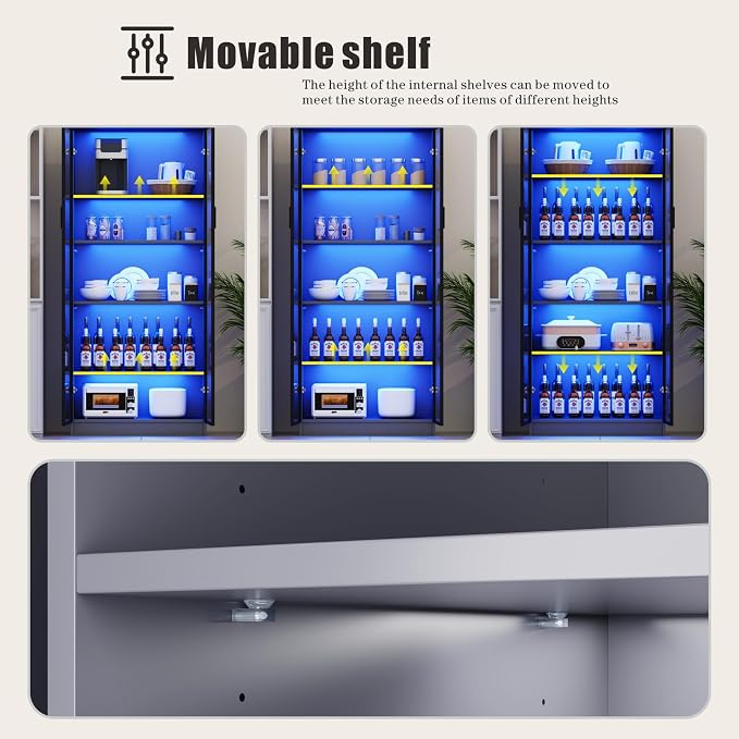 Dystler 65" Tall Display Cabinet - Image 4