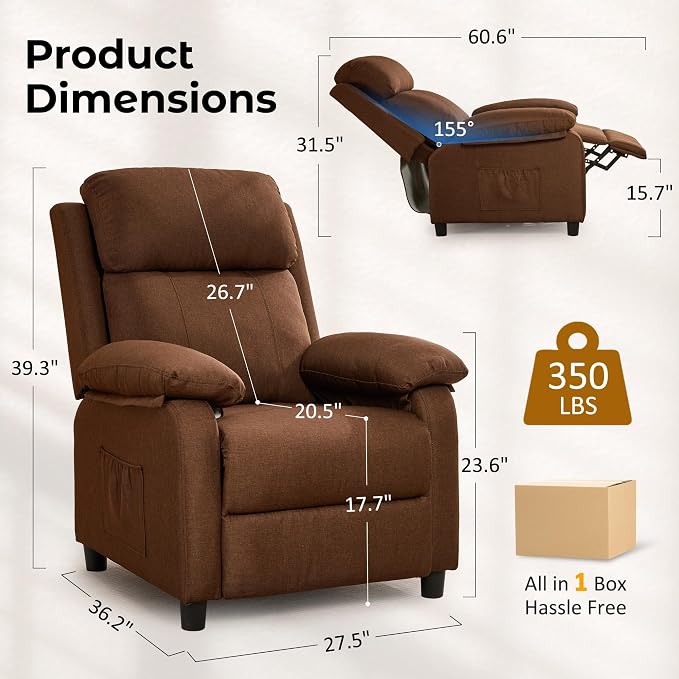 Korser Recliner Chair, Reading Chair - Image 2