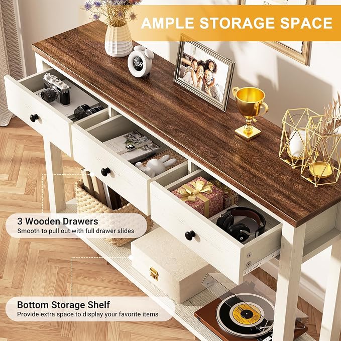 Homieasy Farmhouse Console Table - Image 5