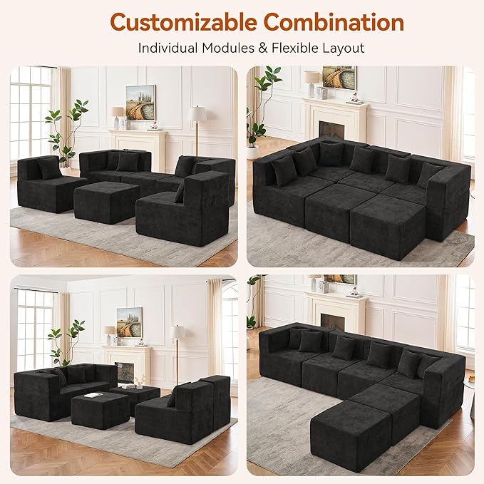 MONVANE Modular Sectional Cloud Couch - Image 4