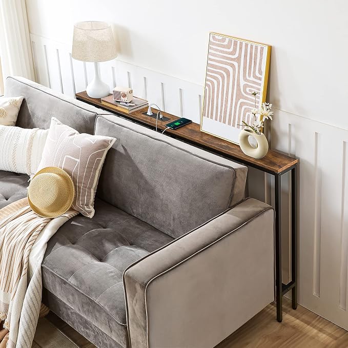 MAHANCRIS 55.1 Skinny Console Table - Image 2