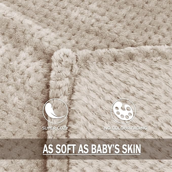 Exclusivo Mezcla Fleece Throw Blanket Extra Large, Super Soft and Warm Blankets - Image 7