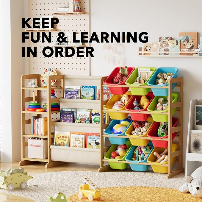 SpaceAid 3-in-1 Toy Storage Organizer - Image 5