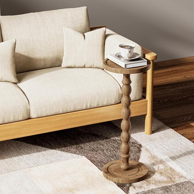 Small Side Table, Rubberwood‌ Drink Table - Image 6
