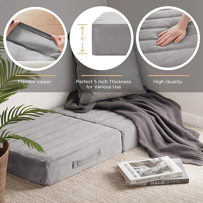 Codi Floor Cushions for Adults, Large Meditation Pillows - Image 3