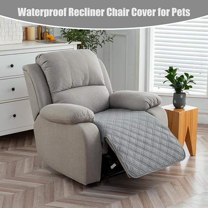 Genina Waterproof Recliner Chair Covers, Recliner Cover - Image 3