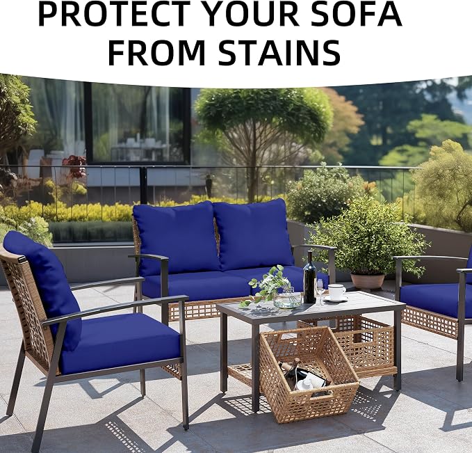 Outdoor Cushion Covers Set, Replacement - Image 4