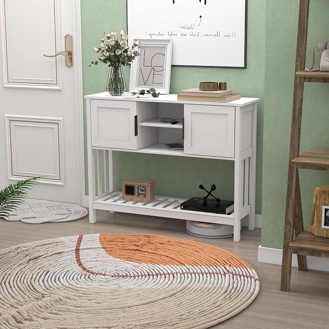 TaoHFE White Console Table - Image 4