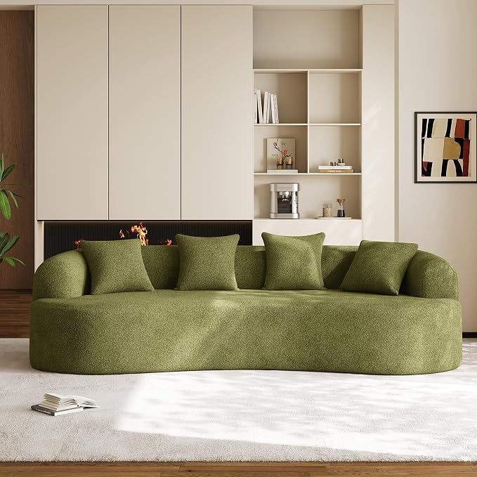 Oversized Sectional Sofa for Living Room, Modern Luxury Plush Chenille 4-Seater - Image 3
