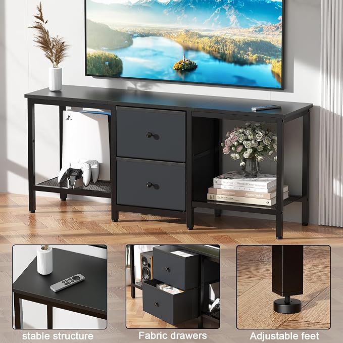 TV Stand Suitable for TVs up to 55 Inches, Entertainment Center - Image 4