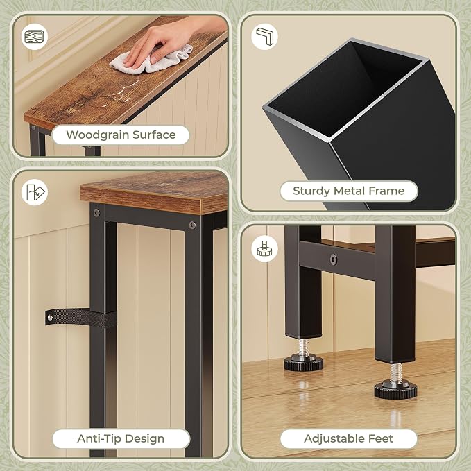 Huuger 102.4 Inch Sofa Table - Image 9