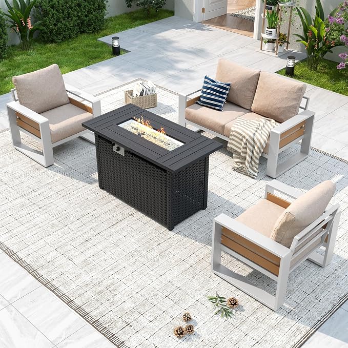 Aoxun Aluminum Patio Furniture Set by Aoxun