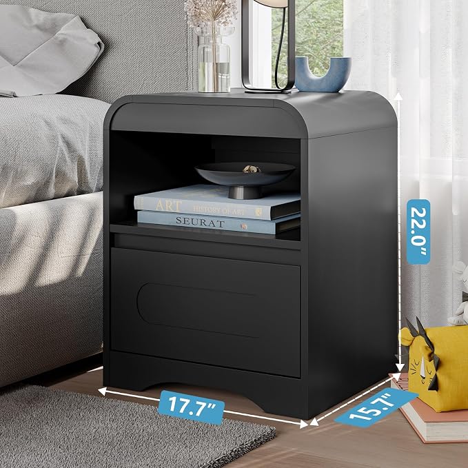 5 Piece Bedroom Sets, Modern Dresser and Nightstand Sets & Bookshelf - Image 9