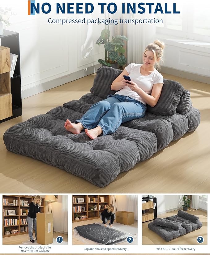 Folding Sofa Bed, Convertible Folding Out Sofa Bed - Image 8