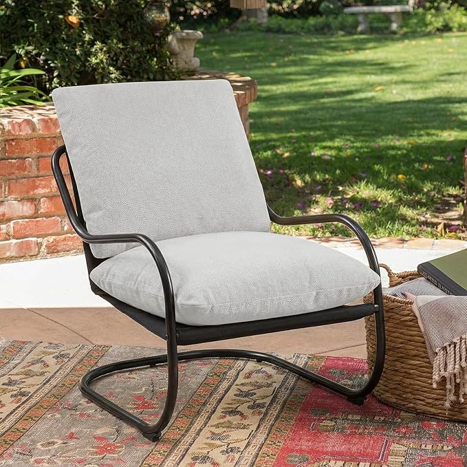 Peace nest Modern Accent Chair, Soft Upholstered Armchair by Peacenest